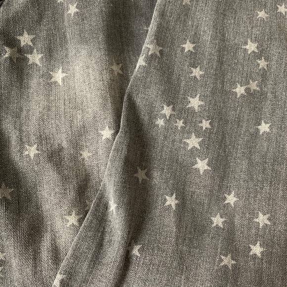 Kensie Starry Cropped Grey Mid Rise Jeans SIZE 6 - Picture 3 of 10